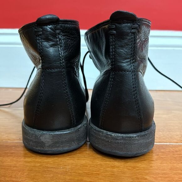 Frye Mens Chukka Lace Up Ankle Black Boots US 9.5D - Picture 2 of 10